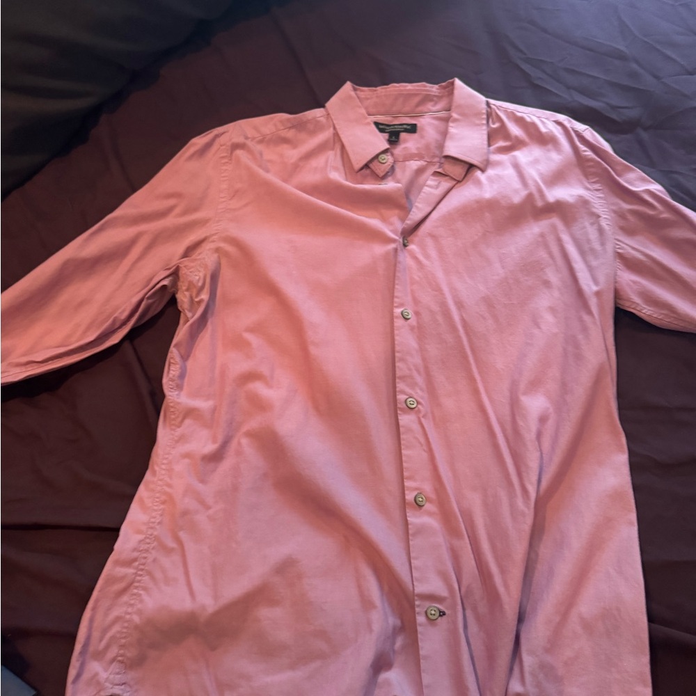 Banana Republic Pink Casual Button Down Shirt